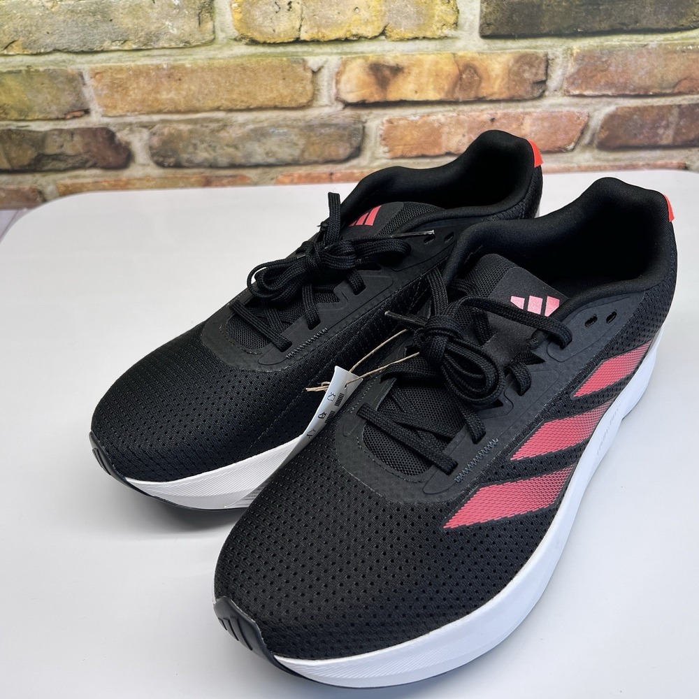Mens Size 11 - Adidas Duramo SL Grey Orange Black Running Gym Athletic Shoe